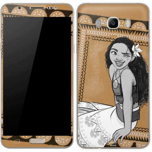 Disney Moana Winking Art Galaxy J7 Skin