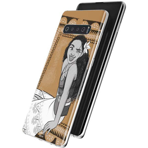 Disney Moana Winking Art Galaxy S10 Plus Skin