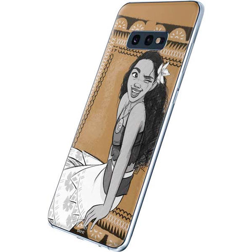 Disney Moana Winking Art Galaxy S10e Skin