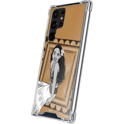 Disney Moana Winking Art Galaxy S23 Ultra Clear Case