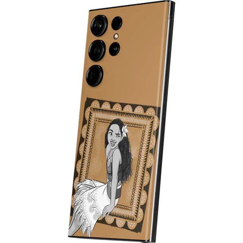 Disney Princess Moana Winking Art Galaxy Skins