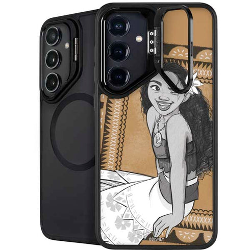 Disney Princess Moana Winking Art Galaxy S25 Kickstand Case