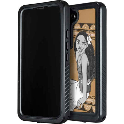 Disney Moana Winking Art Galaxy S24 Plus Waterproof Case