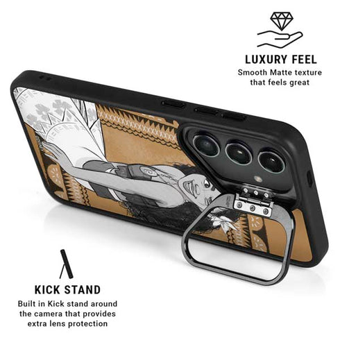 Disney Princess Moana Winking Art Galaxy S25 Ultra Kickstand Case