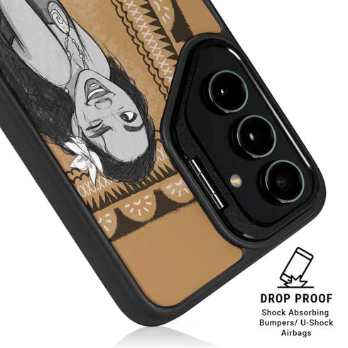 Disney Princess Moana Winking Art Galaxy S25 Ultra Kickstand Case