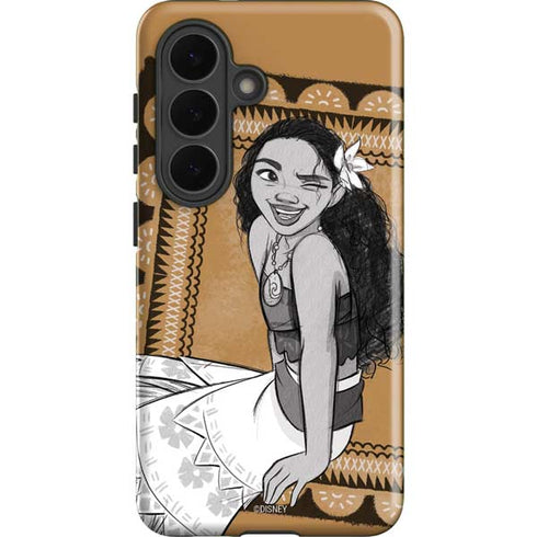 Disney Princess Moana Winking Art Galaxy S26 Plus Impact Case