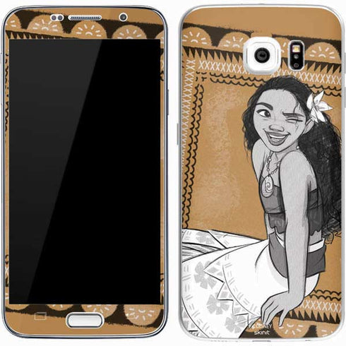 Disney Moana Winking Art Galaxy S7 Skin