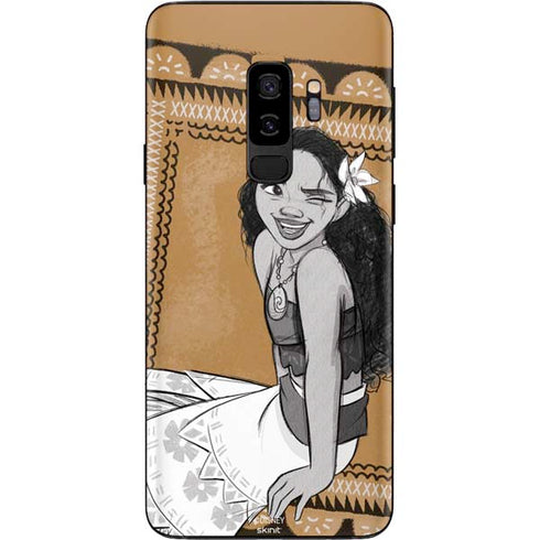 Disney Moana Winking Art Galaxy S9 Plus Skin