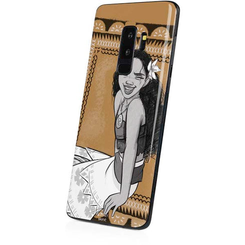 Disney Moana Winking Art Galaxy S9 Plus Skin