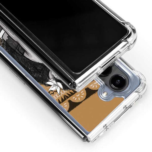 Disney Moana Winking Art Galaxy Z Fold5 5G Clear Case