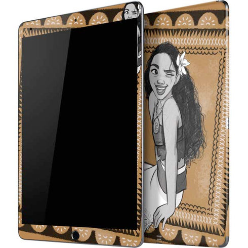 Disney Princess Moana Winking Art iPad Skins