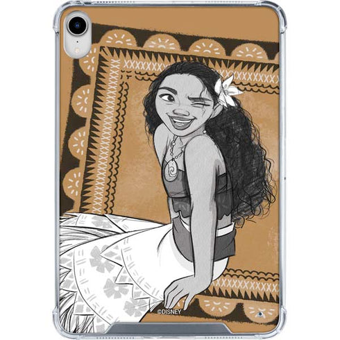 Disney Princess Moana Winking Art iPad 11th Gen (2025) Clear Case