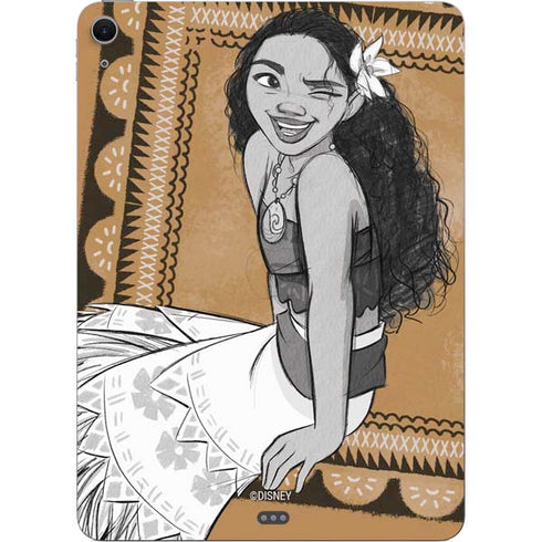 Disney Princess Moana Winking Art Apple iPad Air Skin
