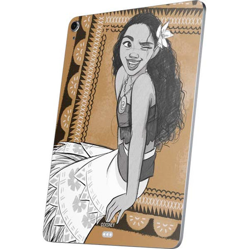 Disney Princess Moana Winking Art Apple iPad Air Skin