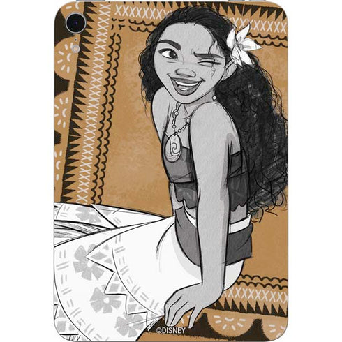 Disney Princess Moana Winking Art Apple iPad Mini Skin