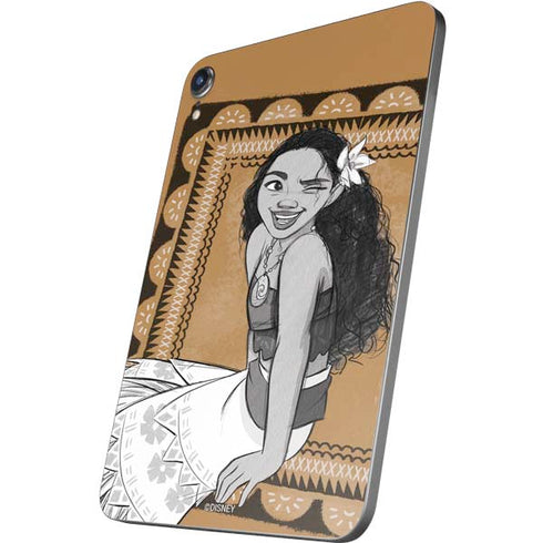 Disney Princess Moana Winking Art Apple iPad Mini Skin