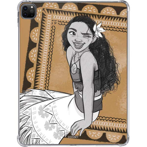Disney Princess Moana Winking Art iPad Pro 11in (2024) Clear Case