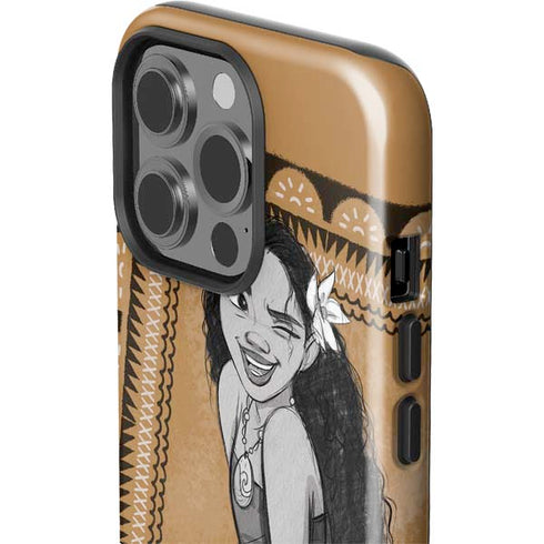 Disney Moana Winking Art iPhone 15 Pro Impact Case