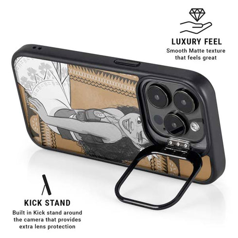 Disney Moana Winking Art iPhone 15 Pro Kickstand Case