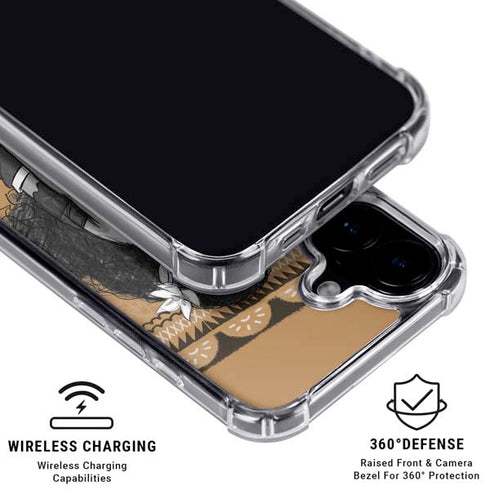 Disney Princess Moana Winking Art iPhone 16 MagSafe Case