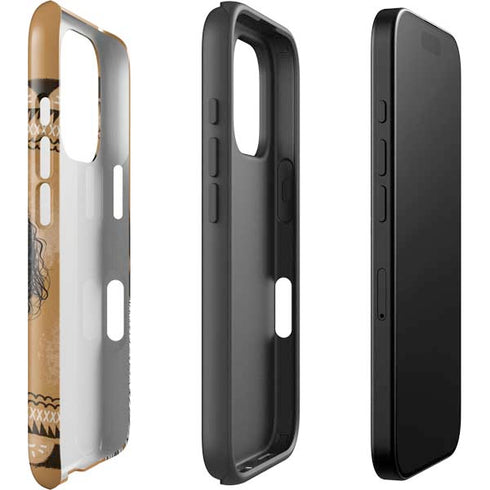 Disney Princess Moana Winking Art iPhone 16 Pro Max Impact Case