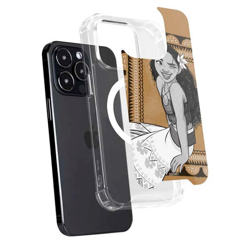 Disney Princess Moana Winking Art iPhone 16 Pro Max MagSafe Case