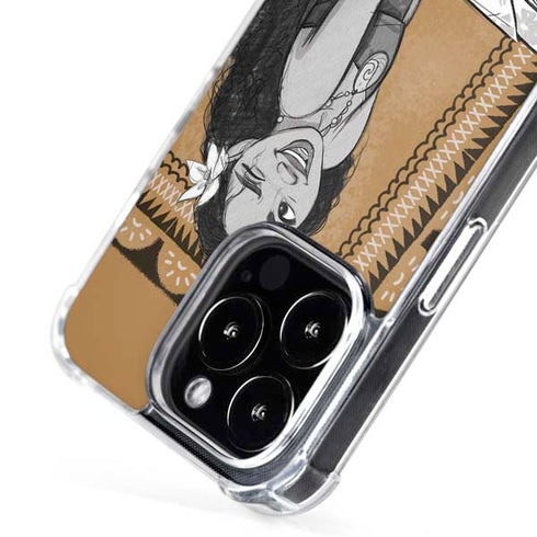 Disney Princess Moana Winking Art iPhone 16 Pro Max MagSafe Case