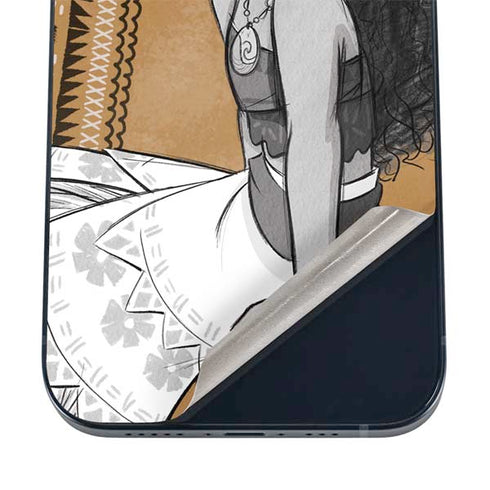 Disney Princess Moana Winking Art iPhone 16 Skin