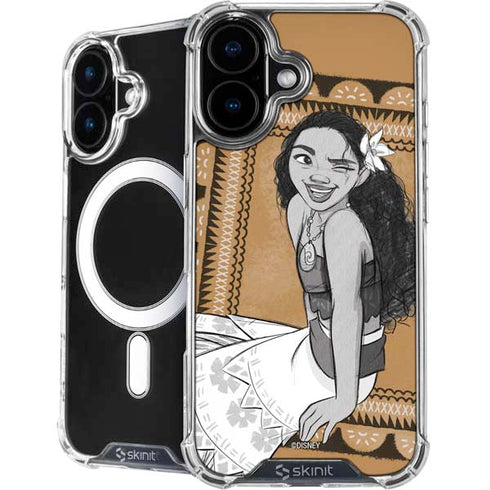 Disney Princess Moana Winking Art iPhone 17 MagSafe Case