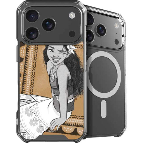 Disney Princess Moana Winking Art iPhone 18 Pro Max MagSafe Case