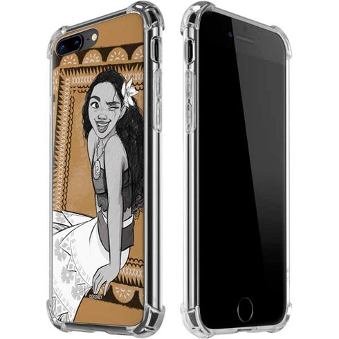 Disney Princess Moana Winking Art iPhone Cases