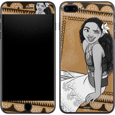Disney Moana Winking Art iPhone 7 Plus Skin