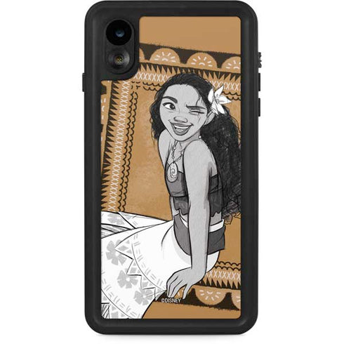 Disney Princess Moana Winking Art iPhone Cases