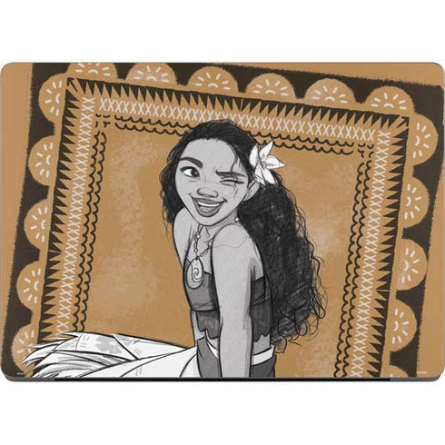 Disney Princess Moana Winking Art Apple MacBook Pro 14-inch Skin