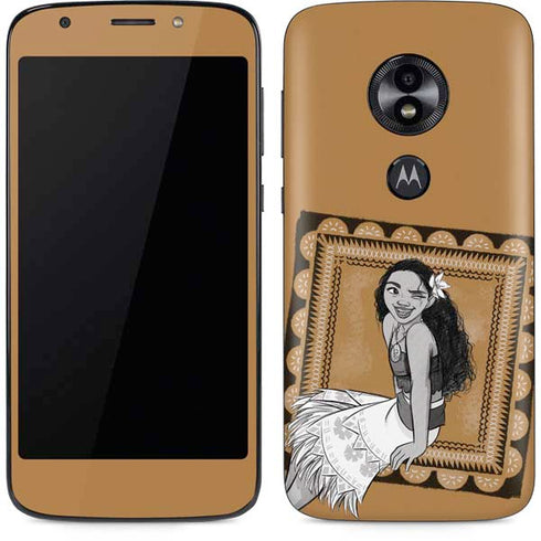 Disney Moana Winking Art Moto E5 Play Skin