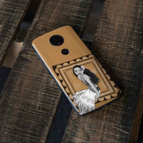 Disney Moana Winking Art Moto E5 Plus Skin