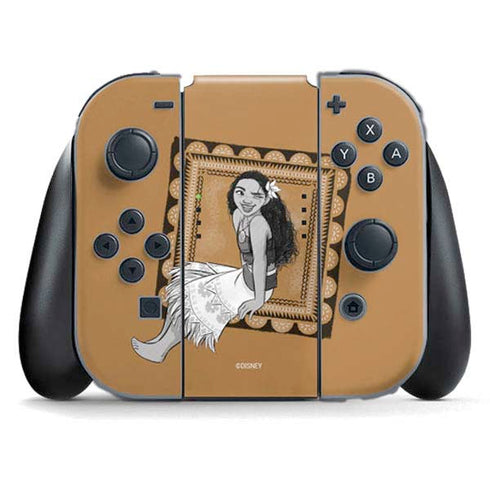 Disney Princess Moana Winking Art Nintendo Skins