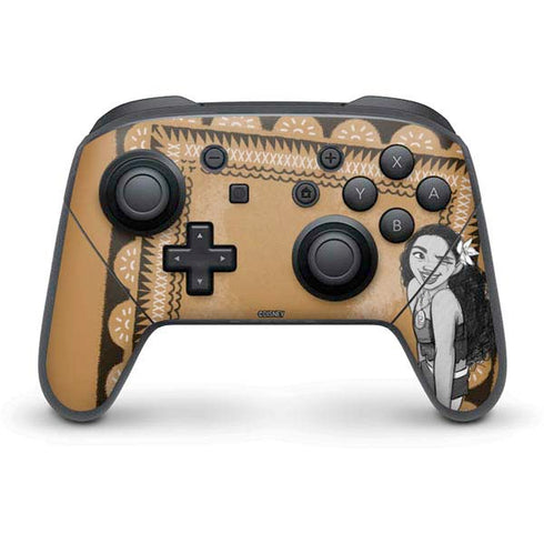 Disney Moana Winking Art Nintendo Switch Pro Controller Skin