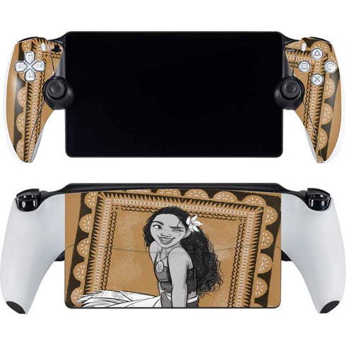 Disney Princess Moana Winking Art PlayStation PS5 Skins