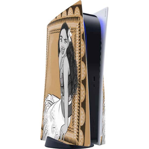 Disney Princess Moana Winking Art PlayStation PS5 Skins