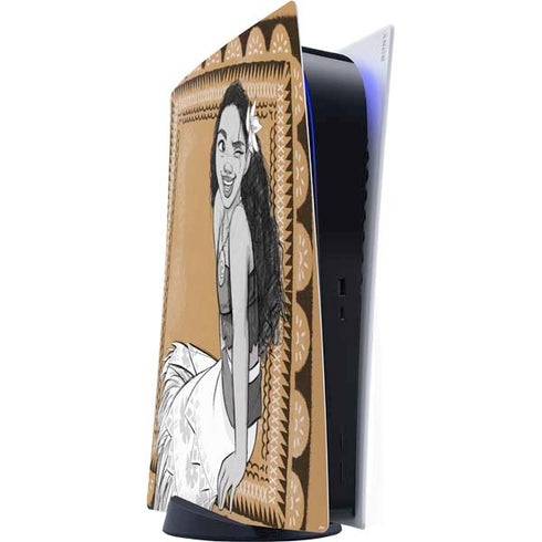 Disney Princess Moana Winking Art PlayStation PS5 Skins