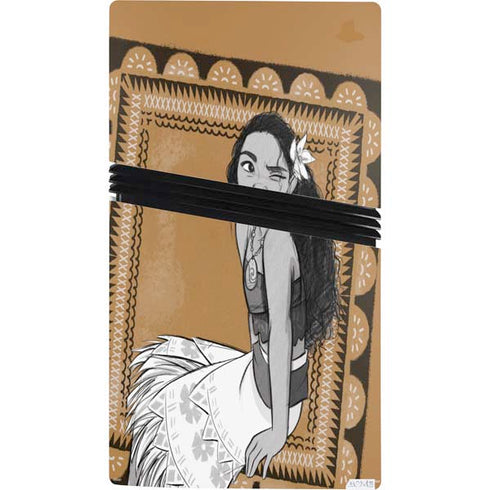 Disney Princess Moana Winking Art PS5 Pro Bundle Skin