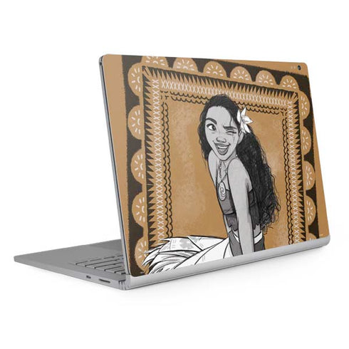 Disney Moana Winking Art Surface Book 2 13.5in Skin
