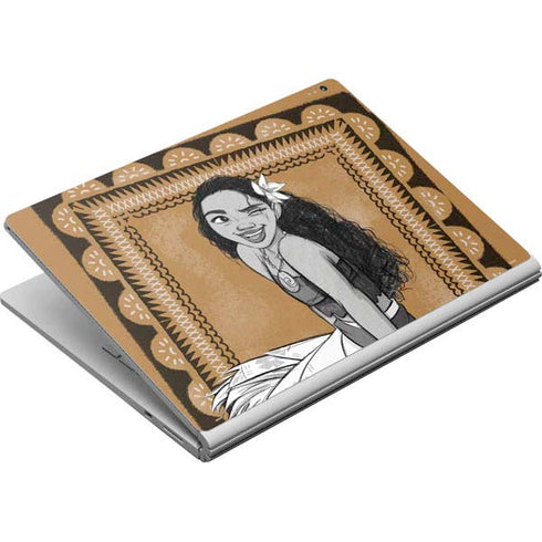 Disney Moana Winking Art Surface Book Skin