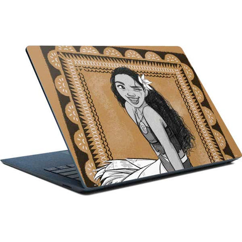 Disney Moana Winking Art Surface Laptop Skin