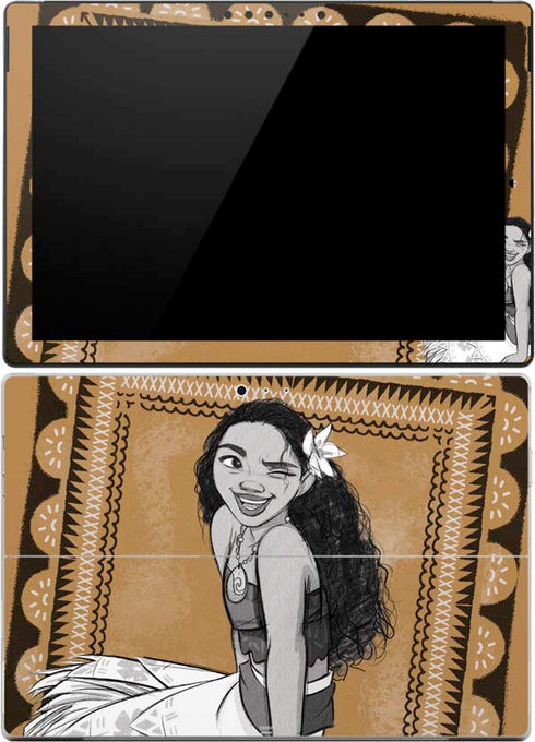 Disney Moana Winking Art Surface Pro 4 Skin