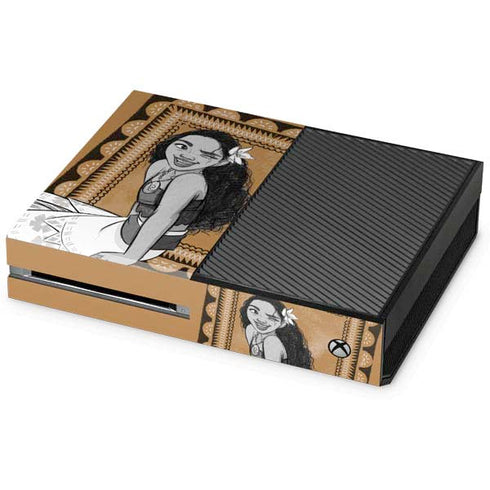 Disney Moana Winking Art Xbox One Console Skin