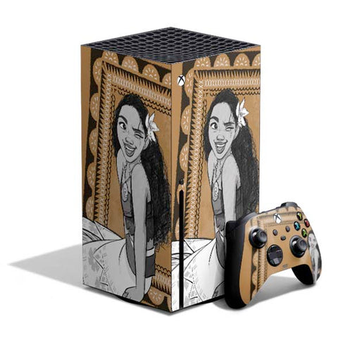 Disney Princess Moana Winking Art Xbox Series X Skins