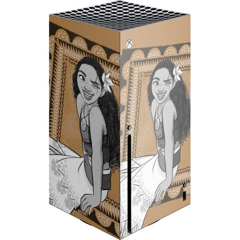 Disney Princess Moana Winking Art Xbox Series X Skins