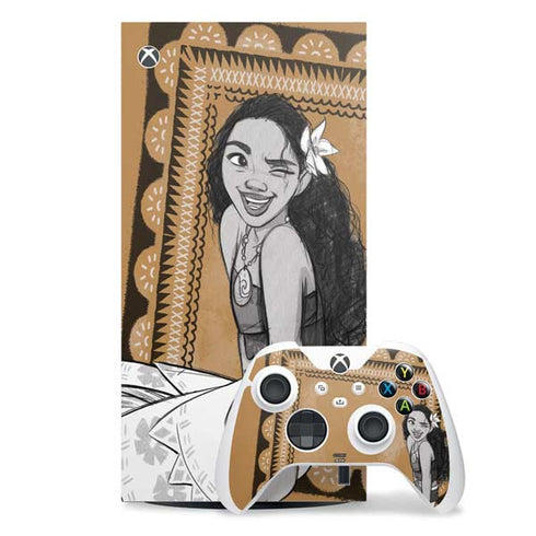Disney Princess Moana Winking Art Xbox Series X Skins